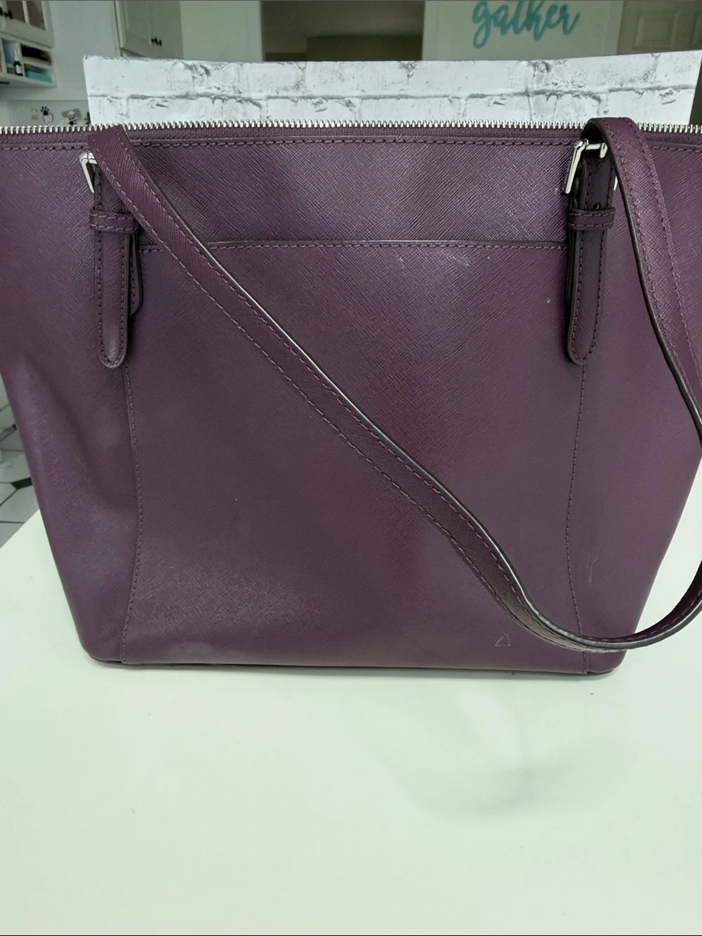 Michael Kors structured saffiano